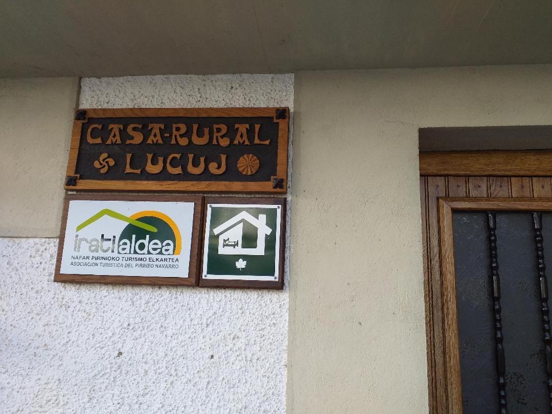 Casa Rural Lucuj Jaurrieta Eksteriør billede